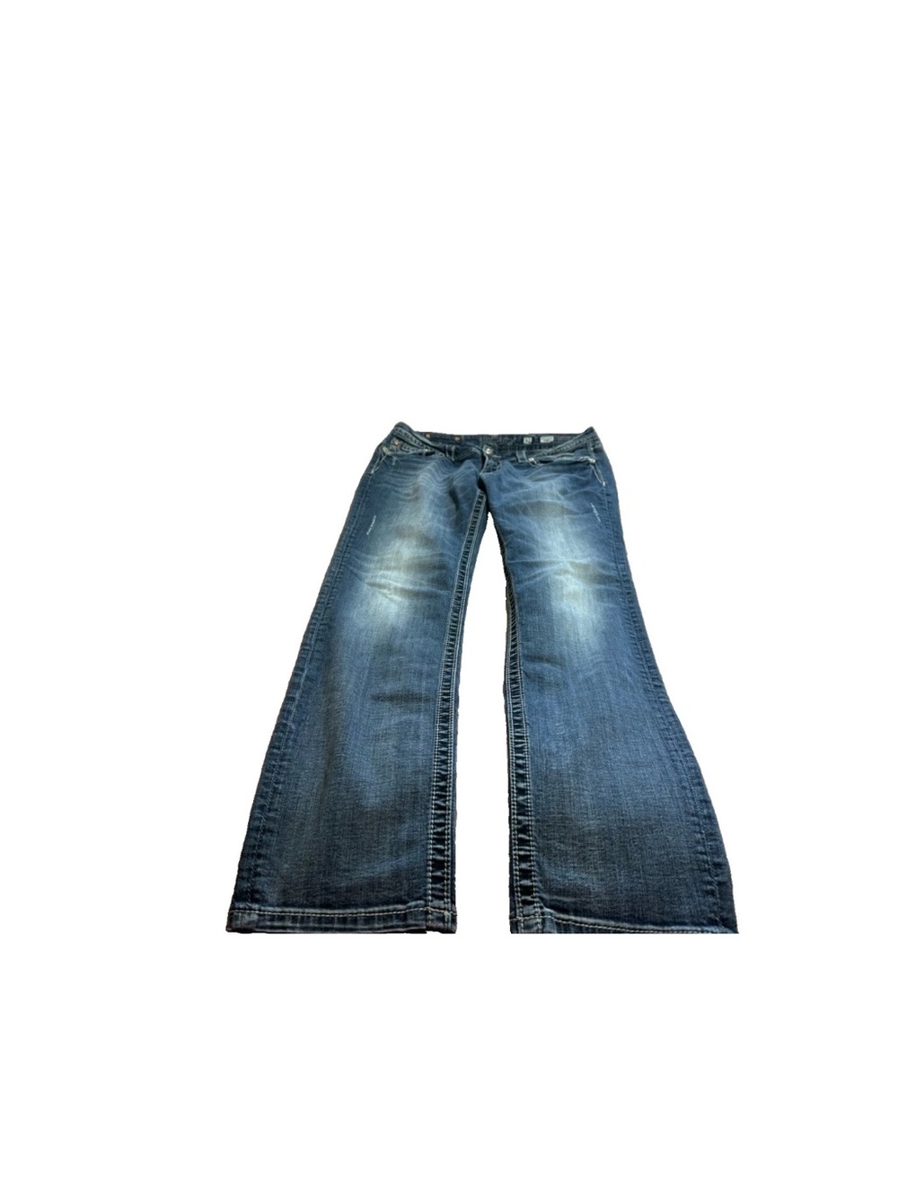 Miss Me Women’s Medium Wash Signature Rise Skinny Jeans! Size 32 36x32